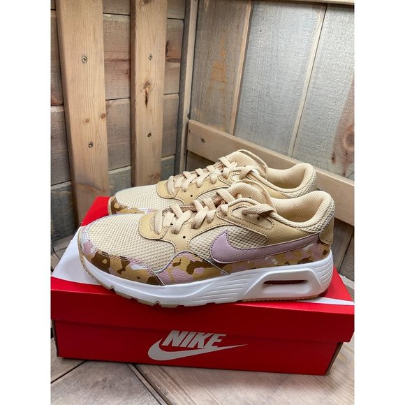 Us7 Nike Air Max SC Shoes Womens Sesame Pink Camo Sneakers DX3733-200 - Picture 5 of 9